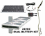 24V 20W - Dual Battery - DC Solar Panel Kit